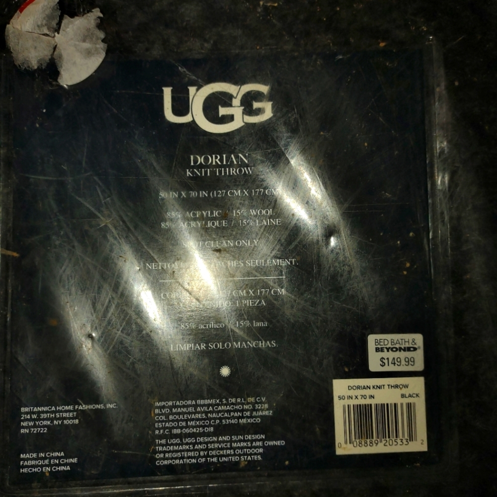 Ugg Dawson knot throw